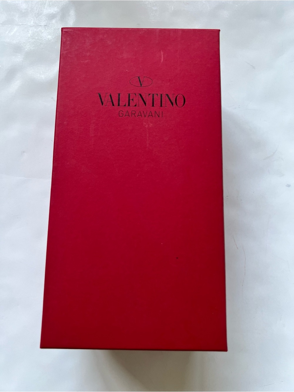 AUTHENTIC VALENTINO GARAVANI EMPTY RED SHOE  BOX 12 X 6